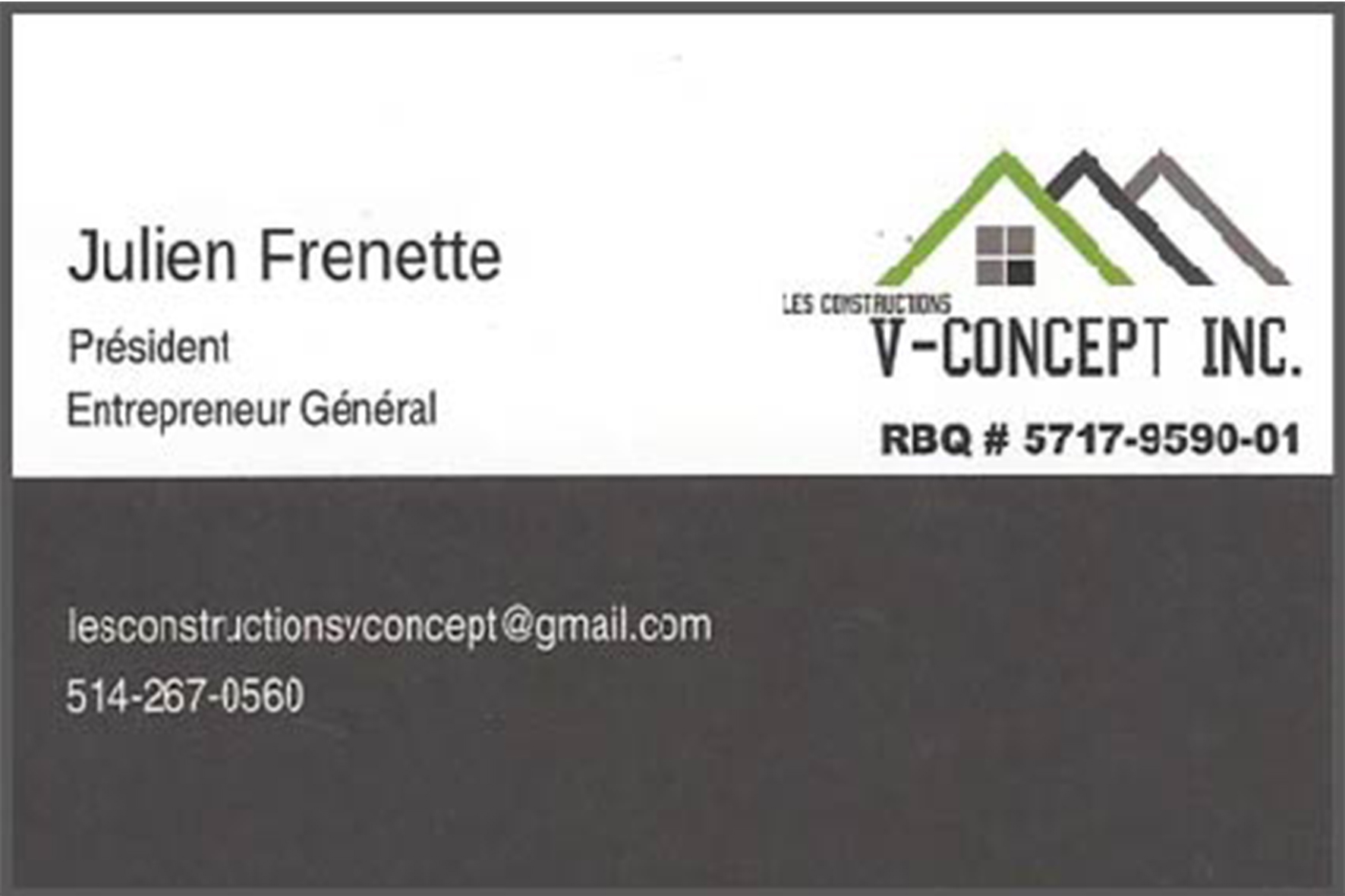CONSTRUCTIONS V CONCEPT INC