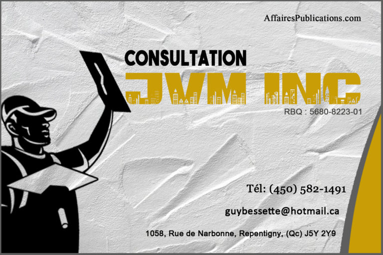 CONSULTATION JVM INC