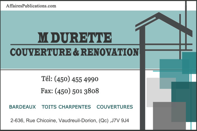 COUVERTURE & RENOVATION M DURETTE