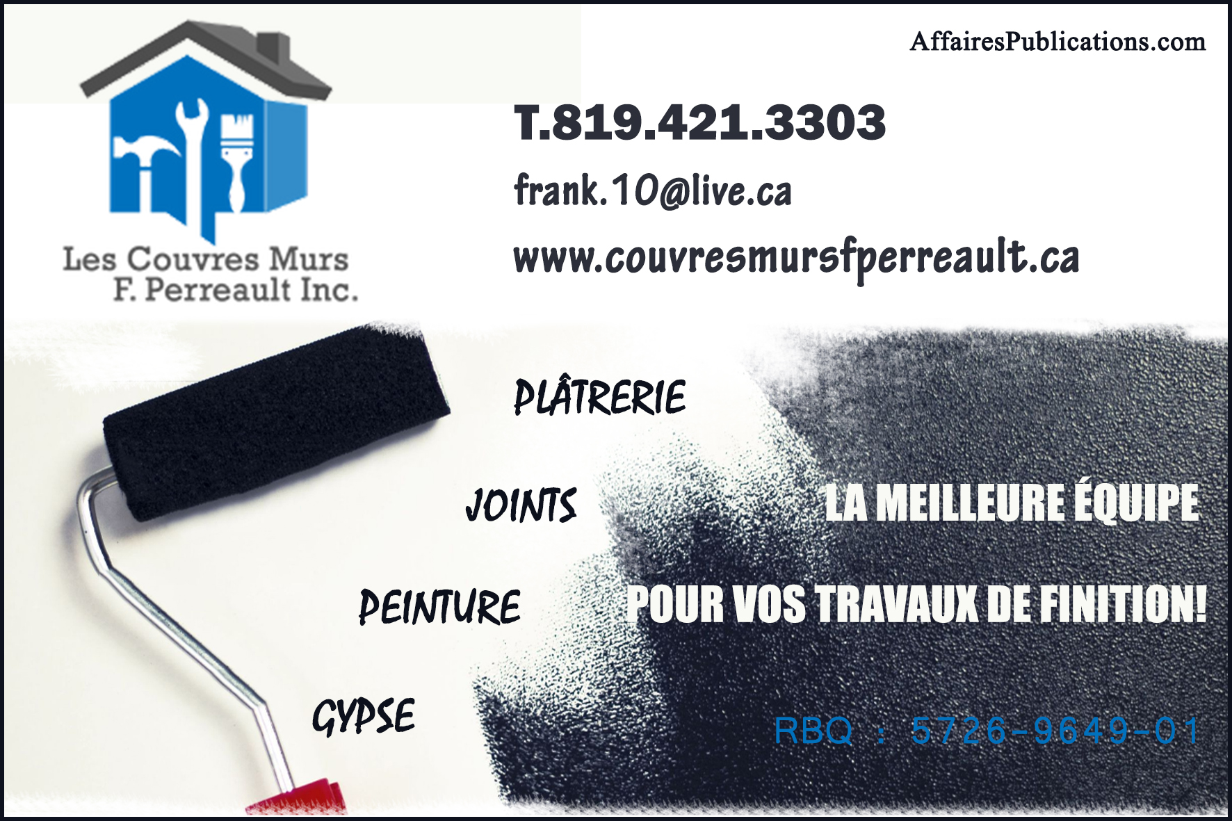 COUVRES MURS F PERREAULT INC