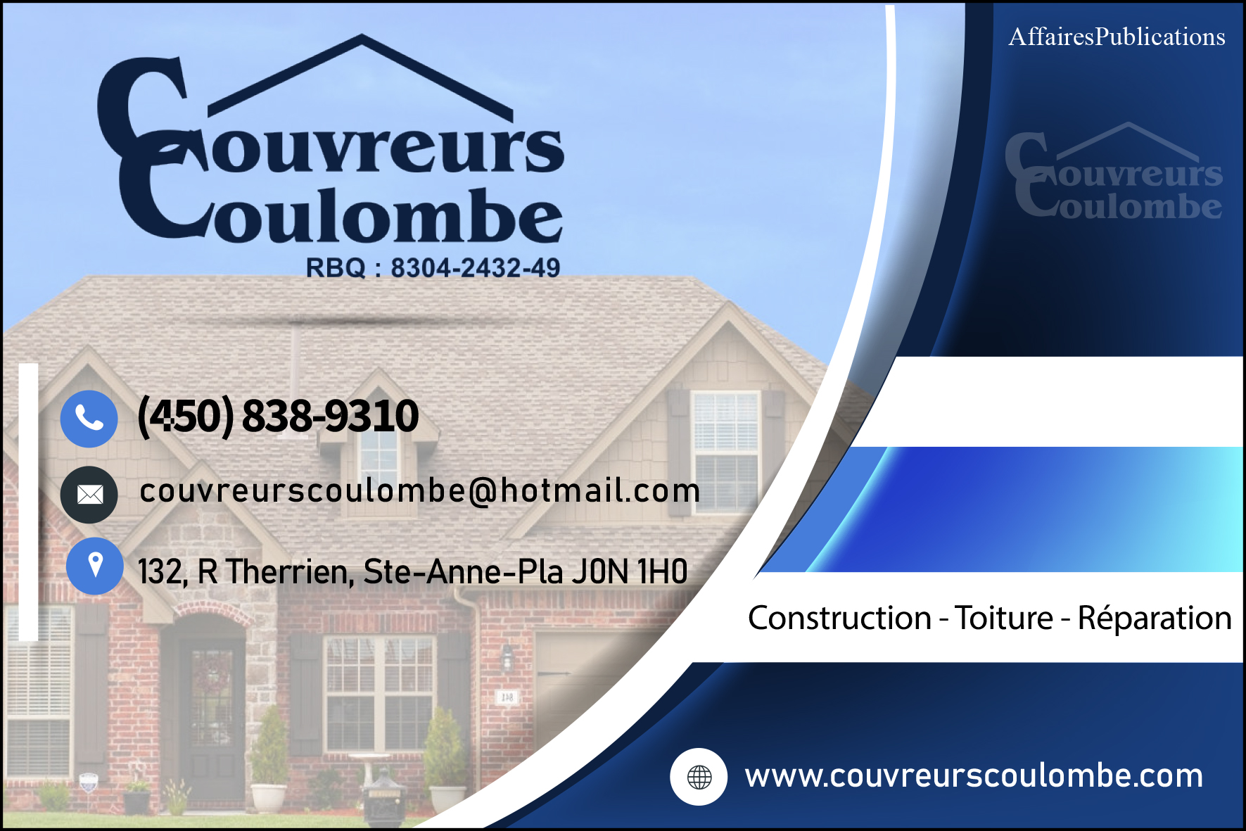 COUVREURS COULOMBE INC
