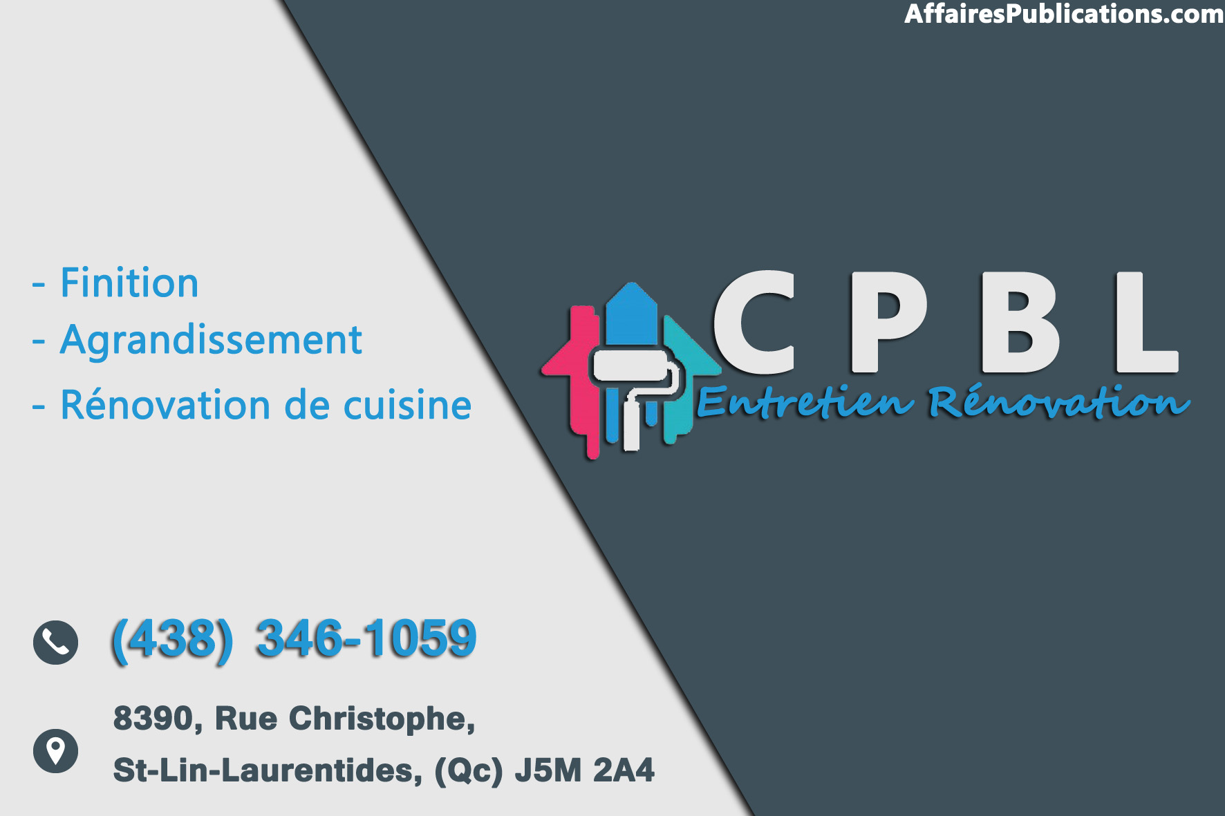 ENTRETIEN RÉNOVATION C P B L