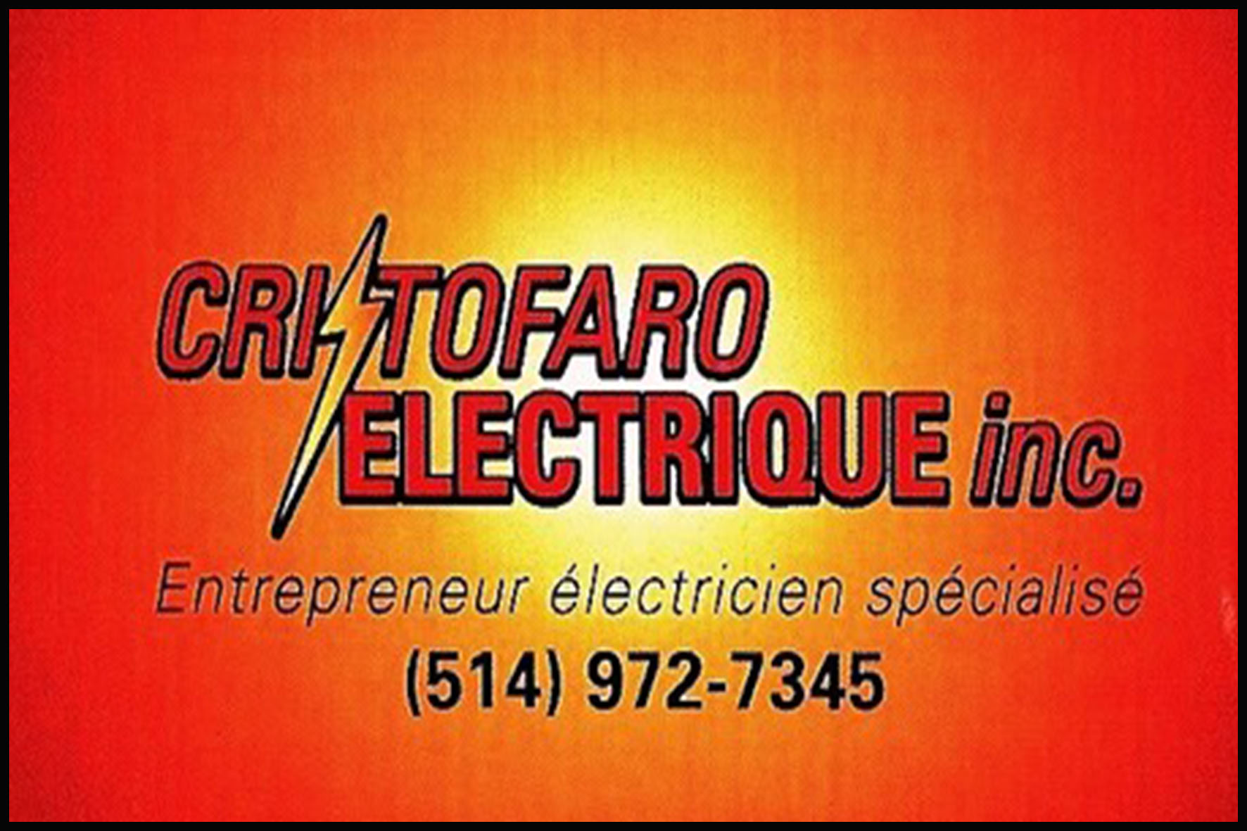 CRISTOFARO ÉLECTRIQUE INC