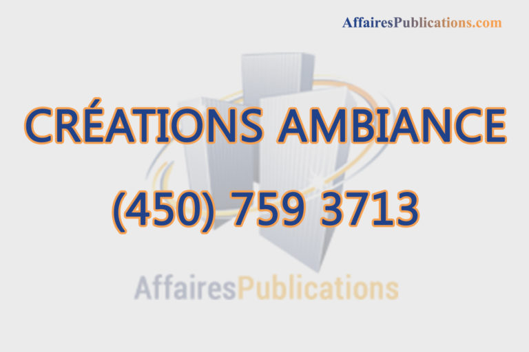 CRÉATIONS AMBIANCE