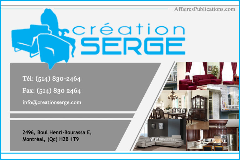 CRÉATIONS SERGE ENR