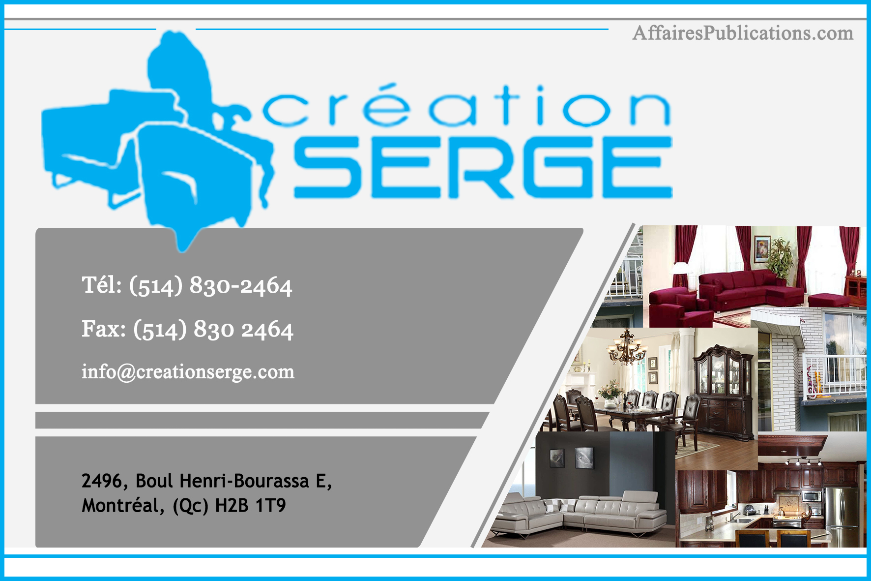 CRÉATIONS SERGE ENR