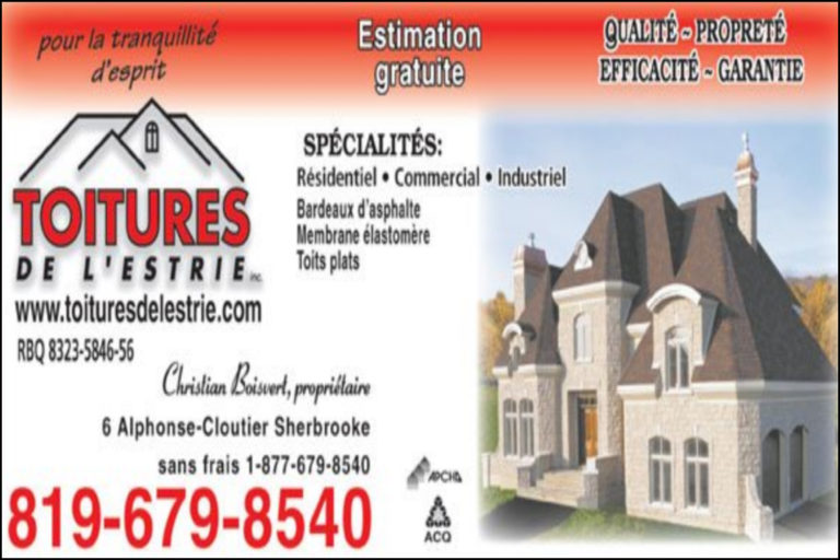 TOITURES DE L&rsquo;ESTRIE INC