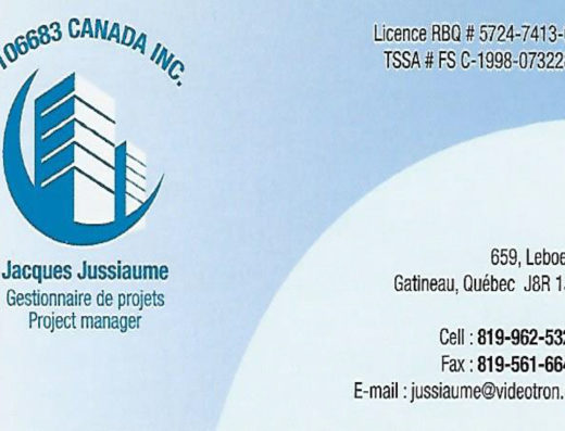 3106683 CANADA INC JUSSIAUME GESTION DE PROJET