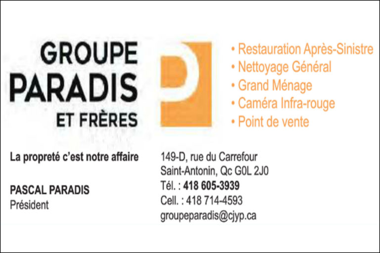 GROUPE PARADIS ET FRÈRES INC
