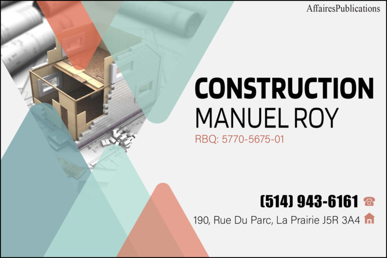 CONSTRUCTION MANUEL ROY INC