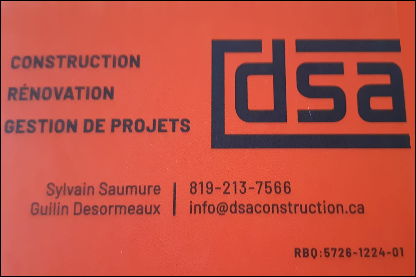 DSA CONSTRUCTIONS INC