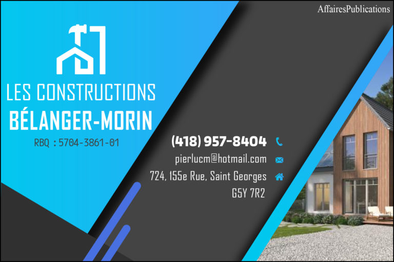 LES CONSTRUCTIONS BÉLANGER-MORIN INC