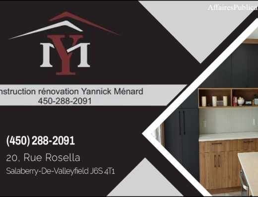 CONSTRUCTION RÉNOVATION YANNICK MÉNARD