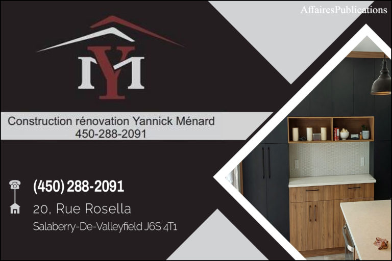 CONSTRUCTION RÉNOVATION YANNICK MÉNARD