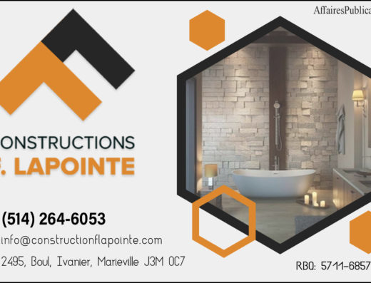 CONSTRUCTION F LAPOINTE INC