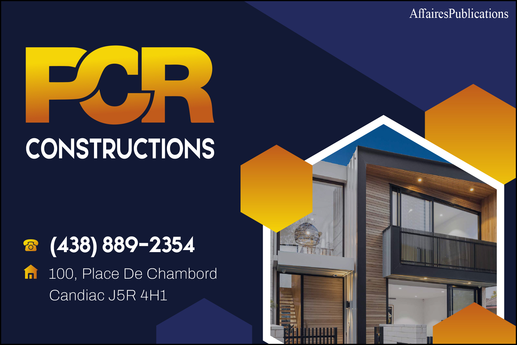 CONSTRUCTIONS PCR INC
