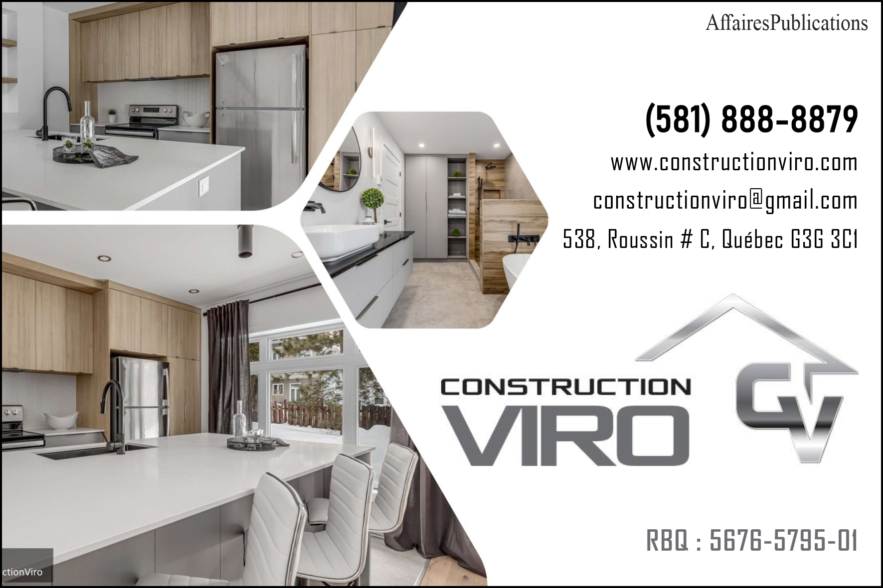CONSTRUCTION VIRO INC