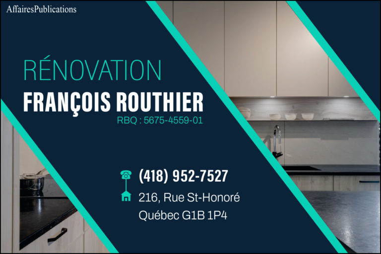 RÉNOVATION FRANÇOIS ROUTHIER