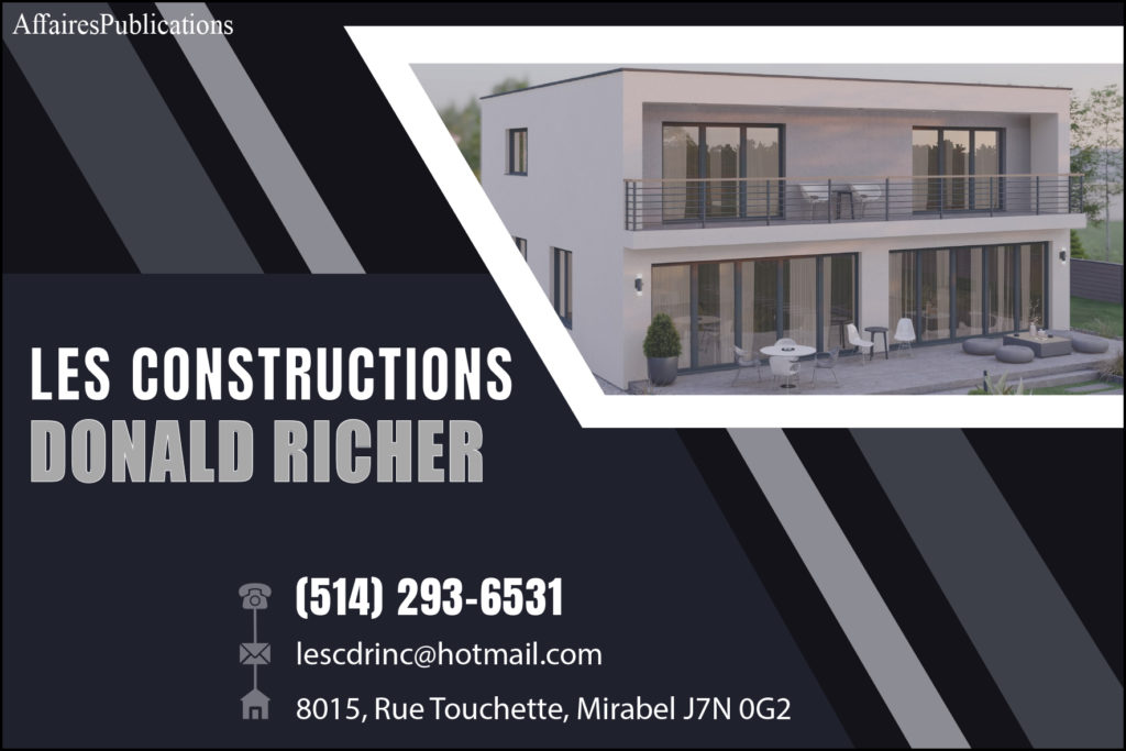 LES CONSTRUCTIONS DONALD RICHER