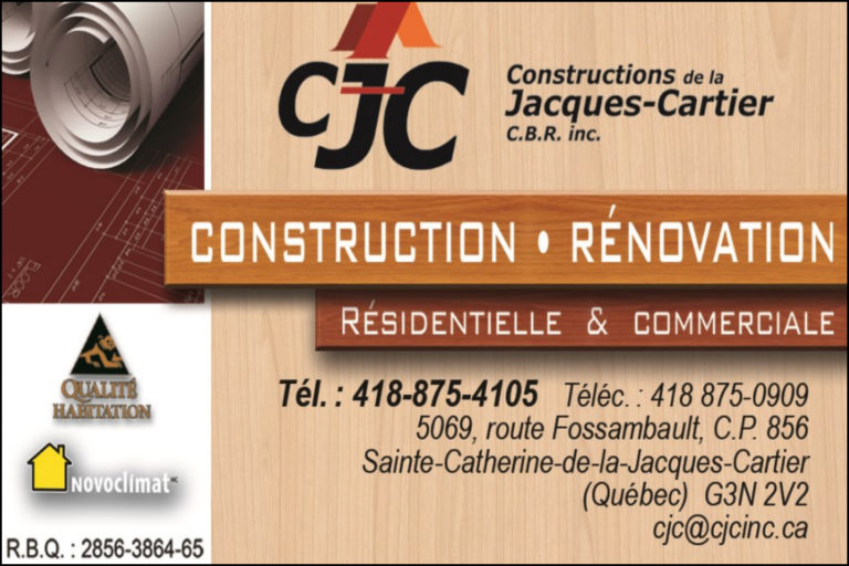 CONSTRUCTIONS DE LA JACQUES CARTIER CBR INC