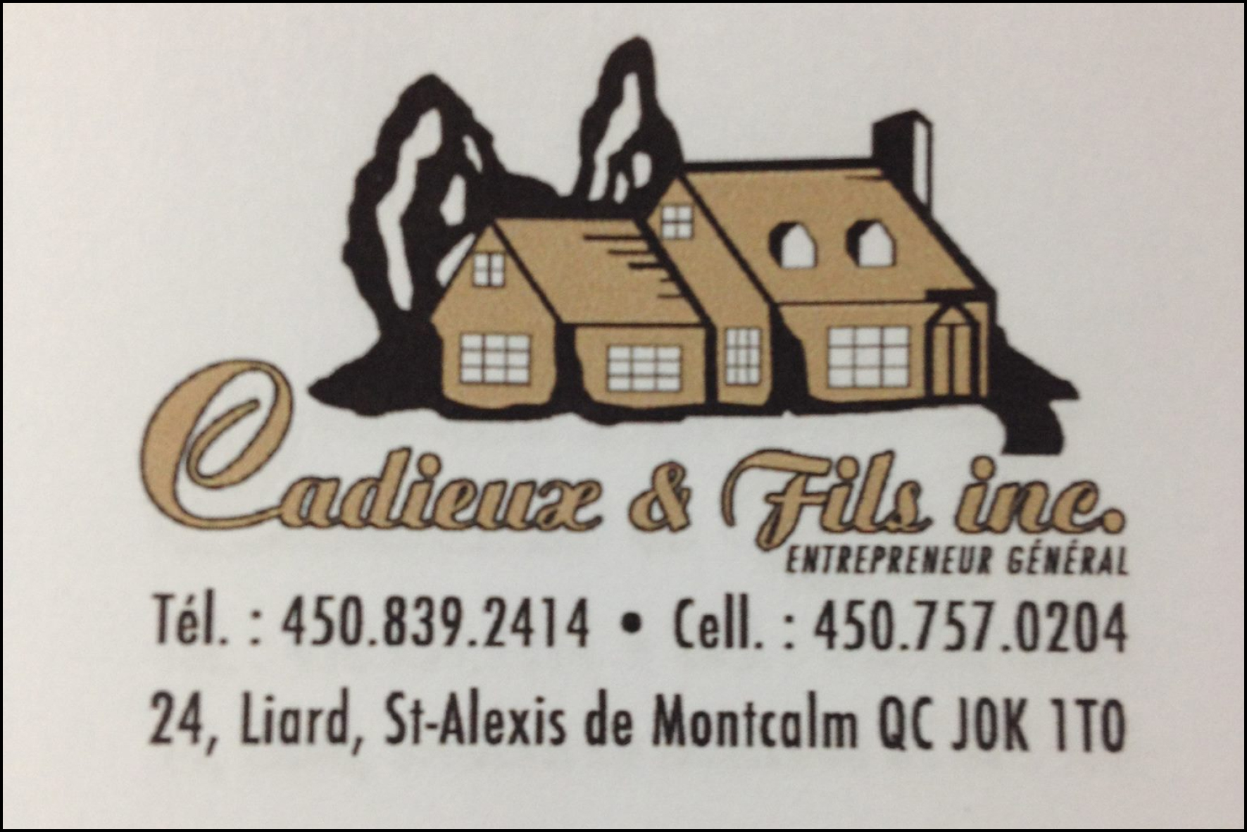 CONSTRUCTIONS MARTINCADIEUX ET FILS INC