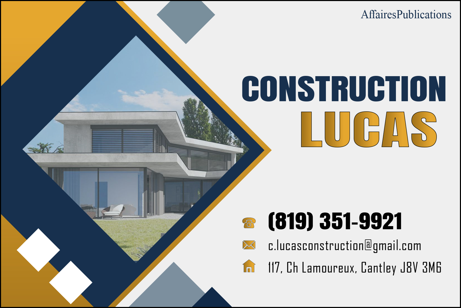 CONSTRUCTION LUCAS INC