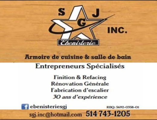 ÉBÉNISTERIE SGJ INC