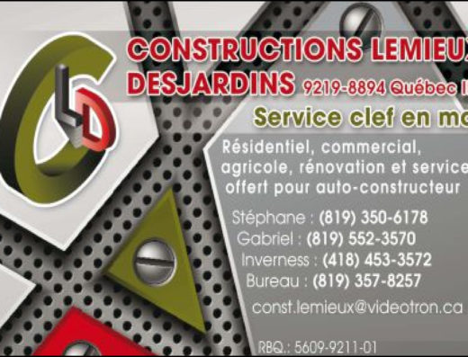 CONSTRUCTION LEMIEUX DESJARDINS