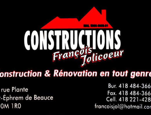 CONSTRUCTIONS FRANÇOIS JOLICOEUR INC