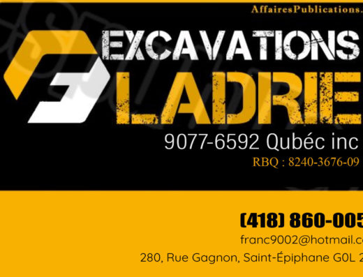EXCAVATIONS F LADRIE 9077-6592 QUÉBEC INC