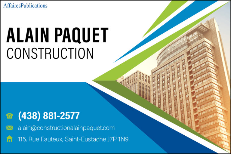 ALAIN PAQUET CONSTRUCTION INC