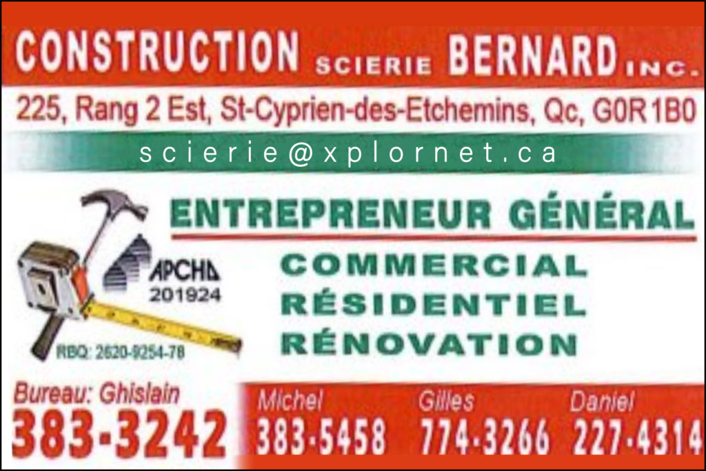 CONSTRUCTION SCIERIE BERNARD