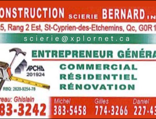 CONSTRUCTION SCIERIE BERNARD