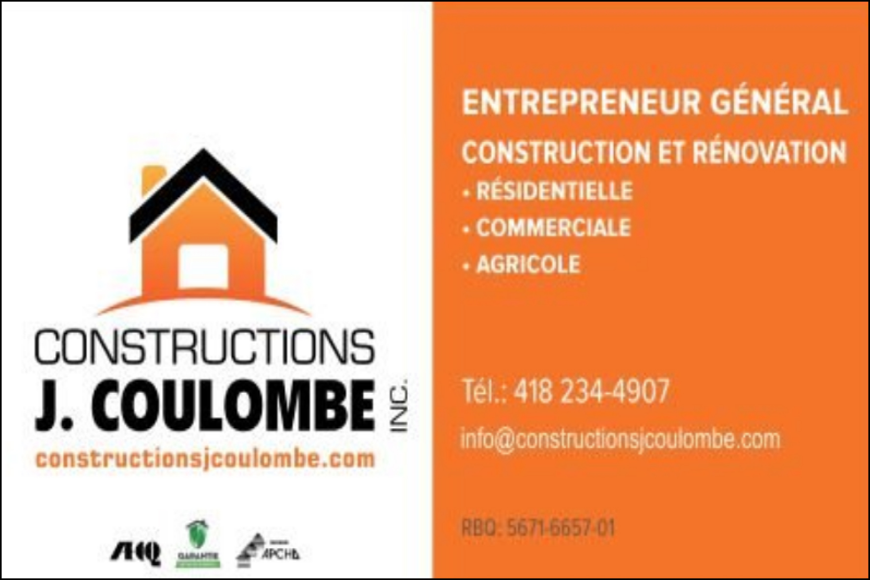 CONSTRUCTIONS J COULOMBE INC