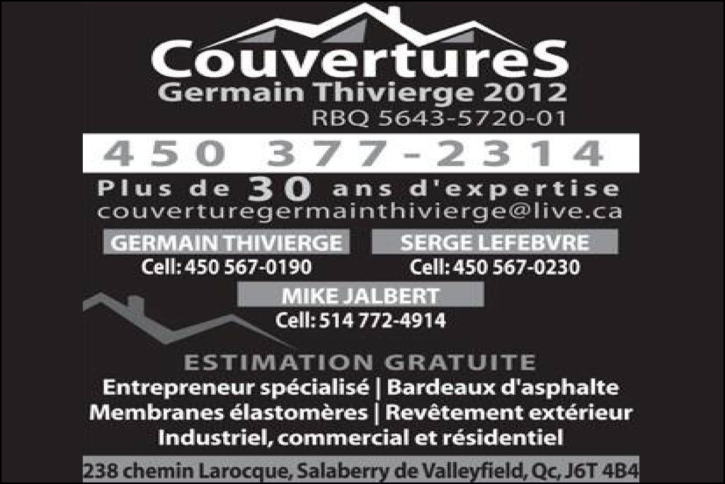 COUVERTURES GERMAIN THIVIERGE 2012 9198-4195 QUÉBEC INC