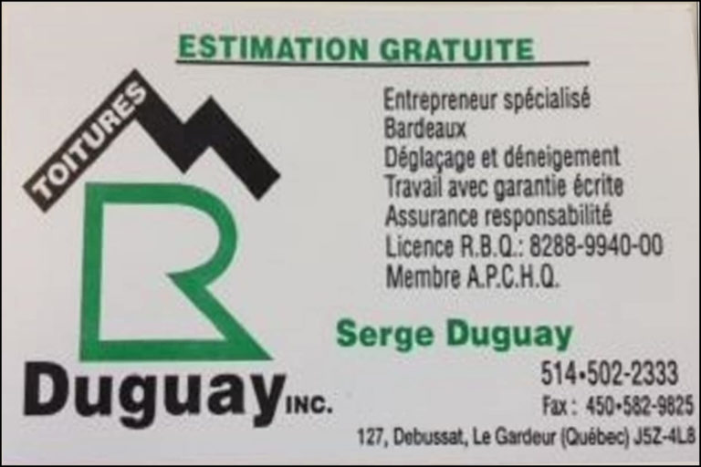 TOITURES M R DUGUAY INC