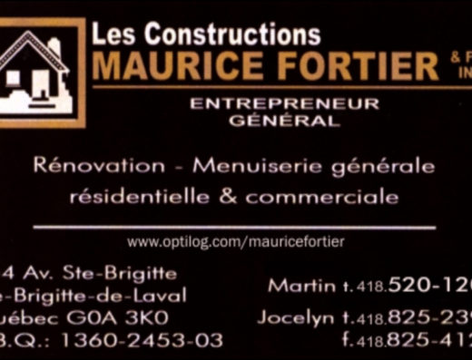 MAURICE FORTIER INC