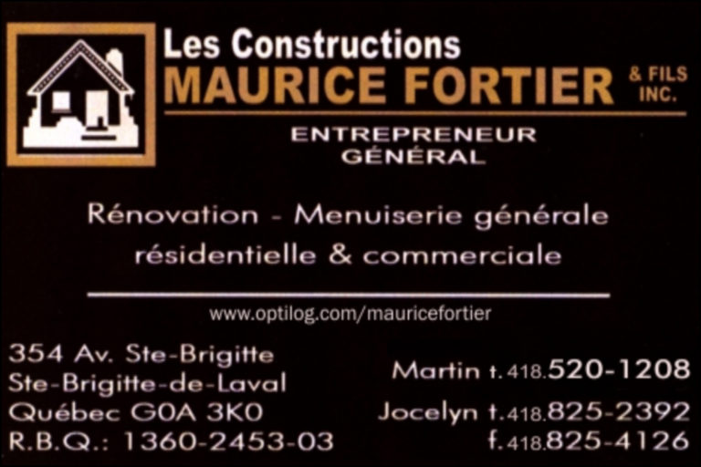 MAURICE FORTIER INC