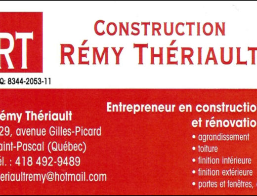 CONSTRUCTION RÉMY THÉRIAULT