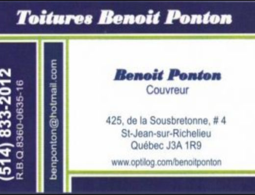 TOITURES BENOIT PONTON