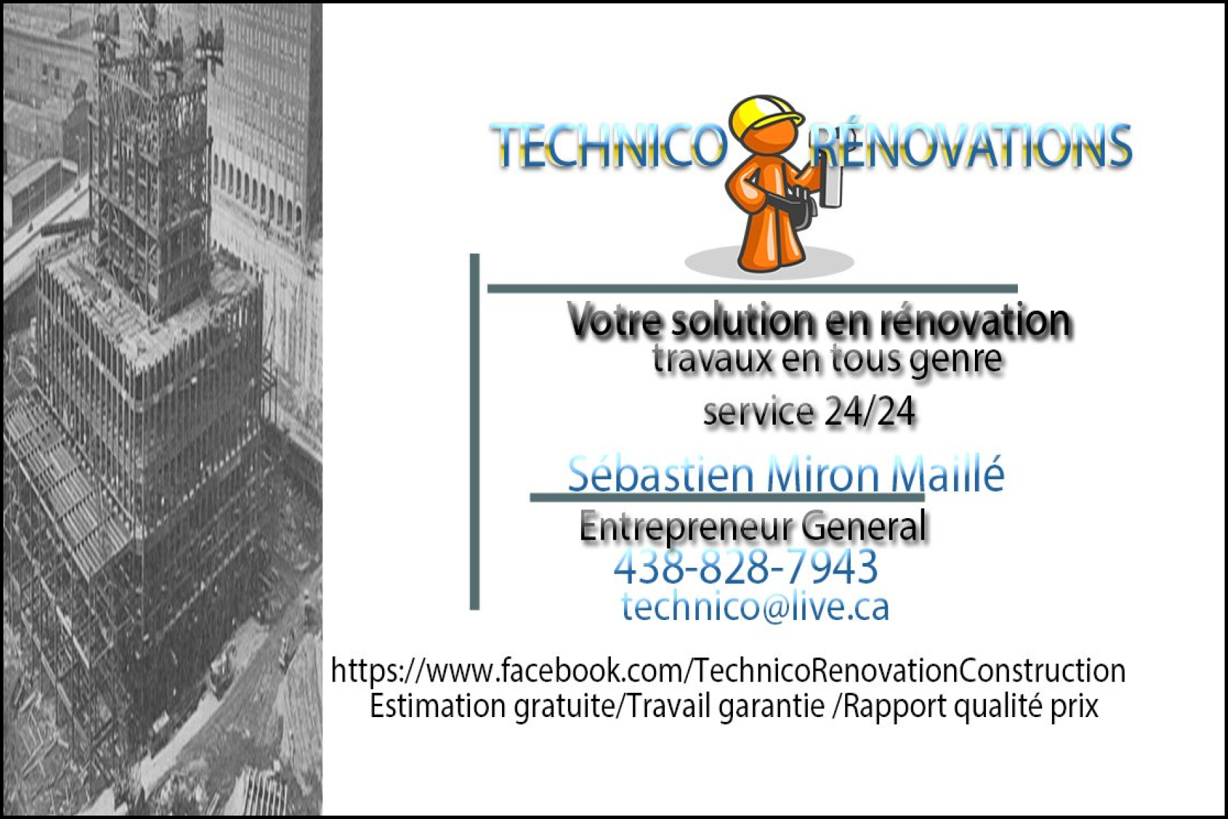 TECHNICO RÉNOVATION CONSTRUCTION