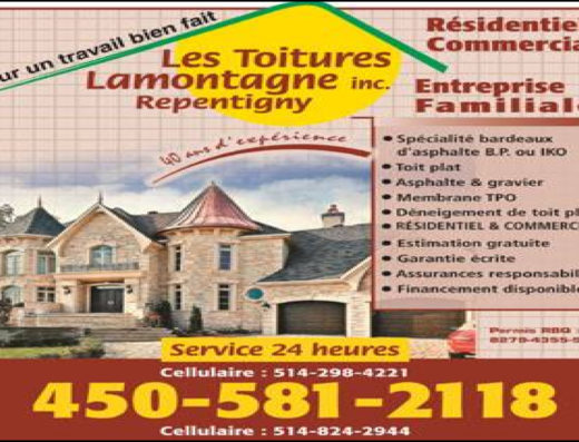 TOITURES LAMONTAGNE INC