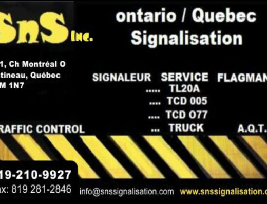SNS SIGNALISATION INC