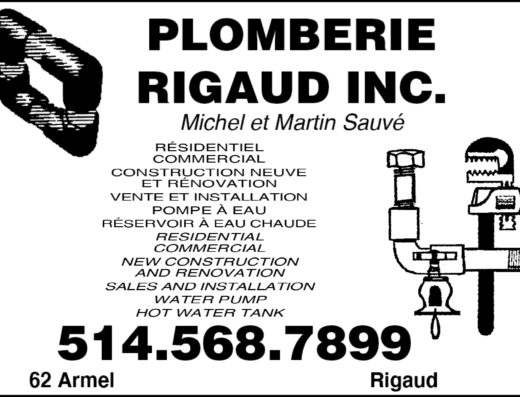 PLOMBERIE RIGAUD (1988) INC
