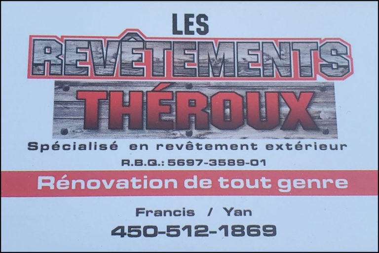 REVÊTEMENTS THÉROUX 9313-2397 QUÉBEC INC
