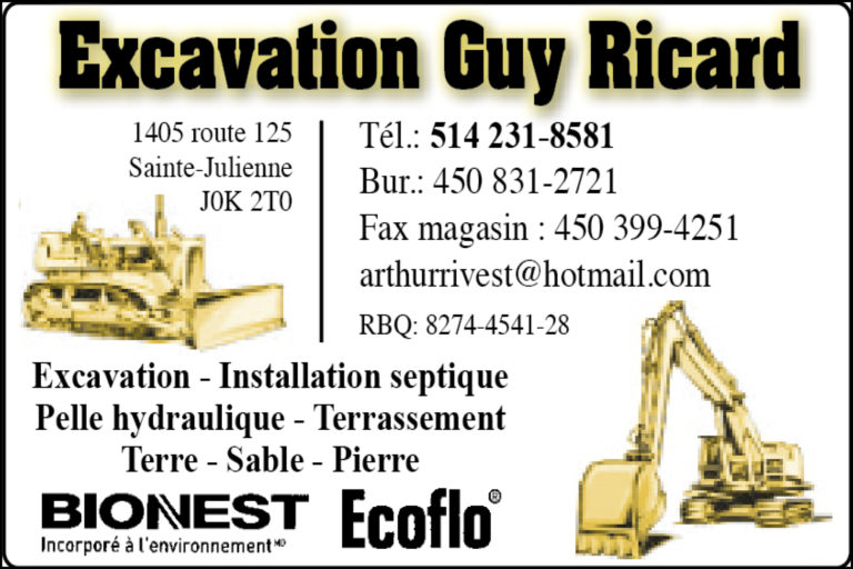EXCAVATION GUY RICARD