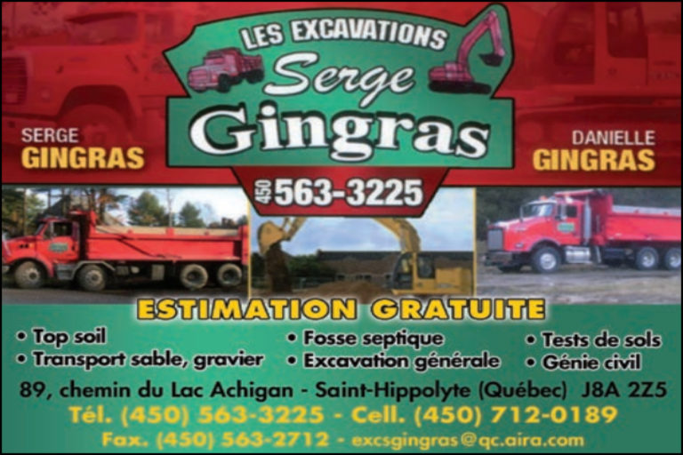EXCAVATIONS SERGE GINGRAS