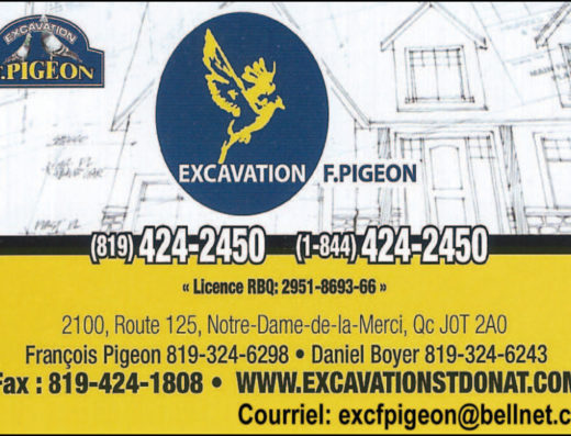EXCAVATION F PIGEON