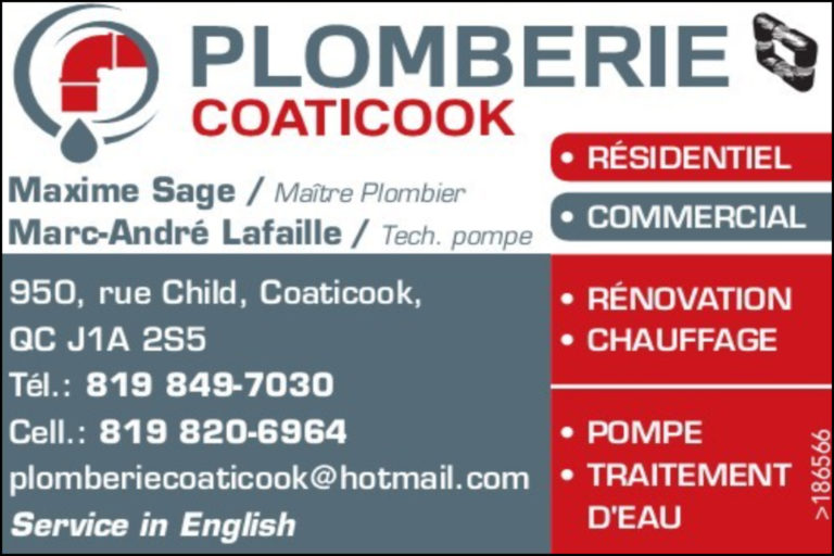 PLOMBERIE COATICOOK 2016 INC