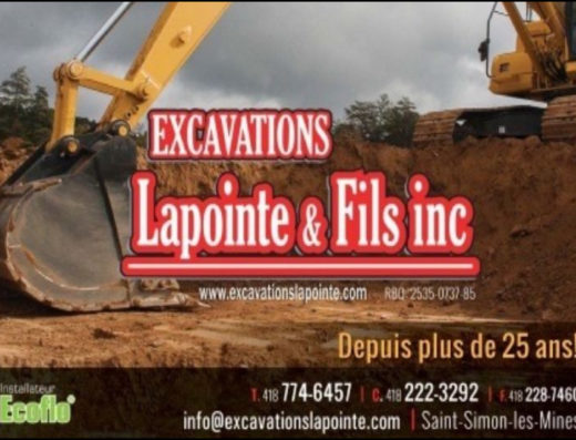 EXCAVATIONS LAPOINTE & FILS INC